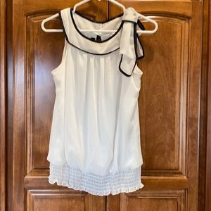 White dress tank